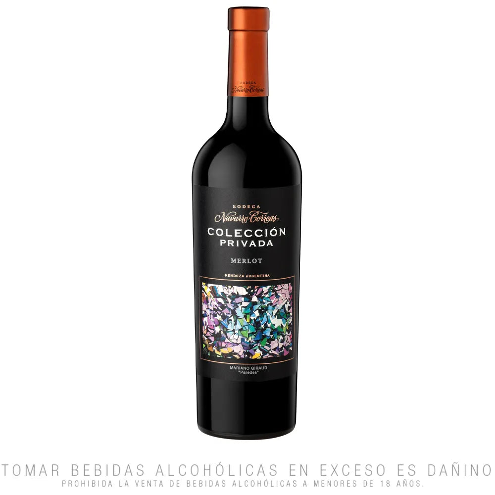 Vino Tinto NAVARRO CORREAS Colección Privada Merlot Botella 750ml