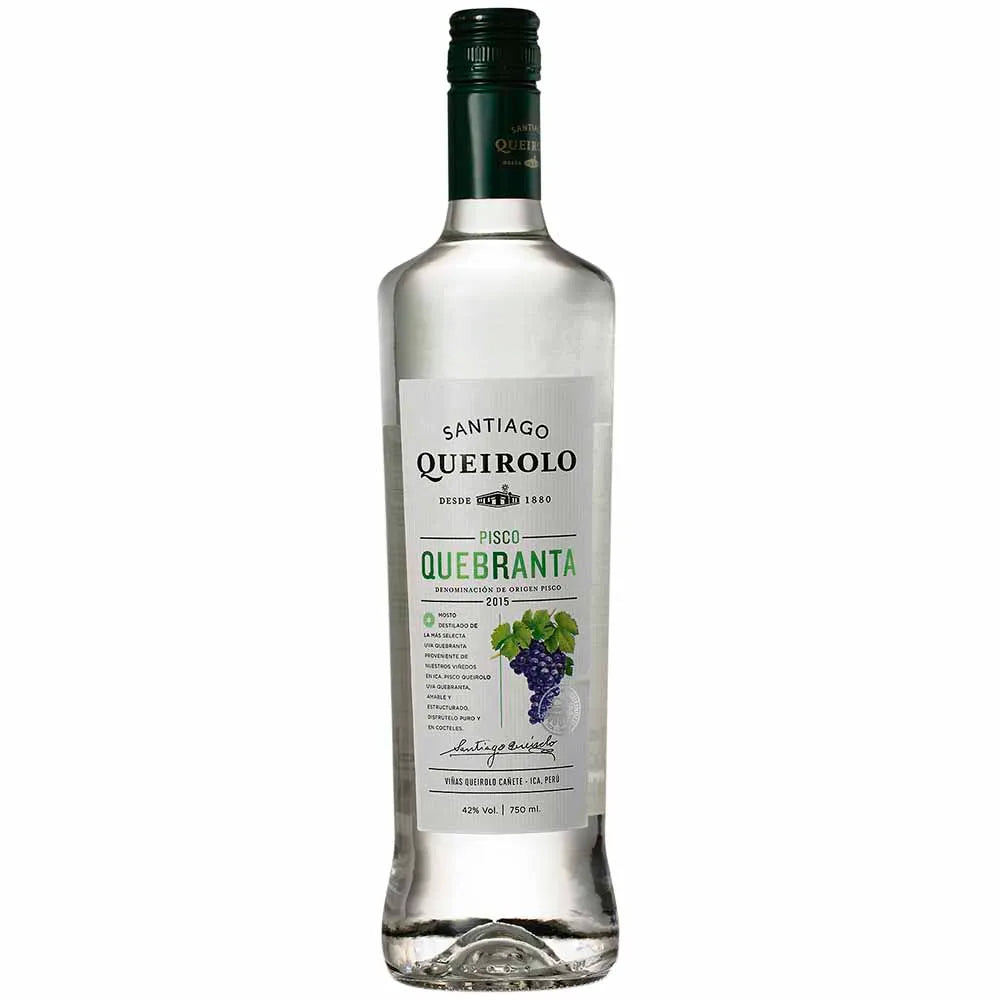 Pisco SANTIAGO QUEIROLO Quebranta Botella 750ml