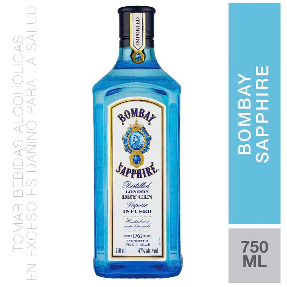 Gin BOMBAY SAPPHIRE London Dry Botella 750ml