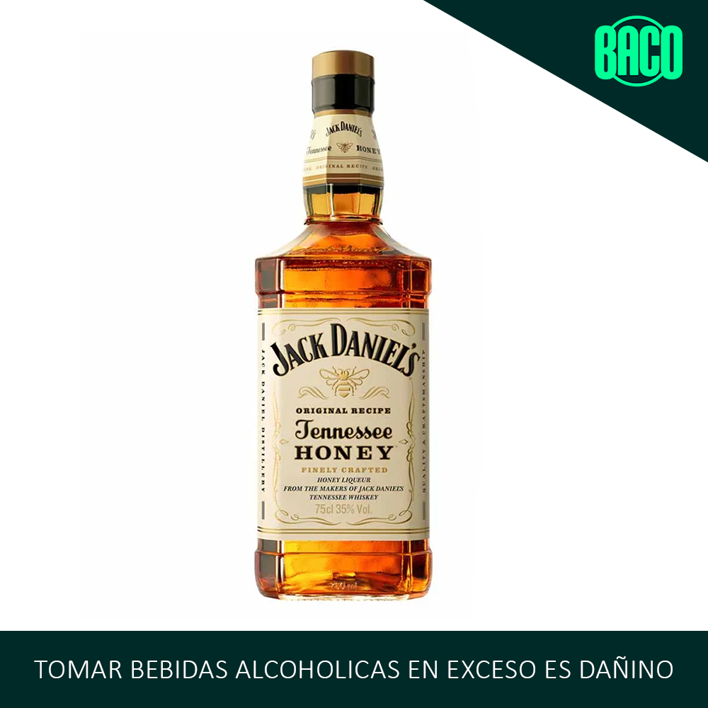 Whiskey JACK DANIEL'S Tennessee Honey Botella 750ml