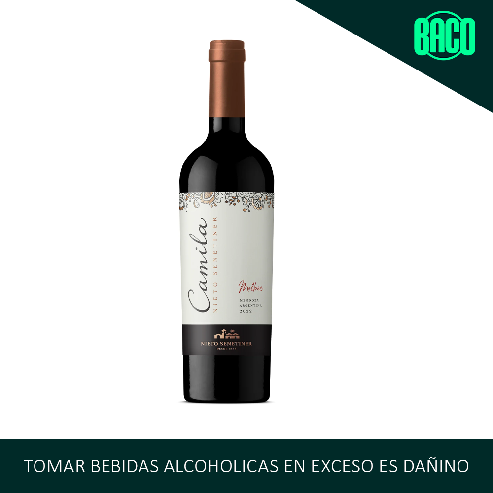 Vino Tinto NIETO SENETINER Camila Malbec Botella 750ml