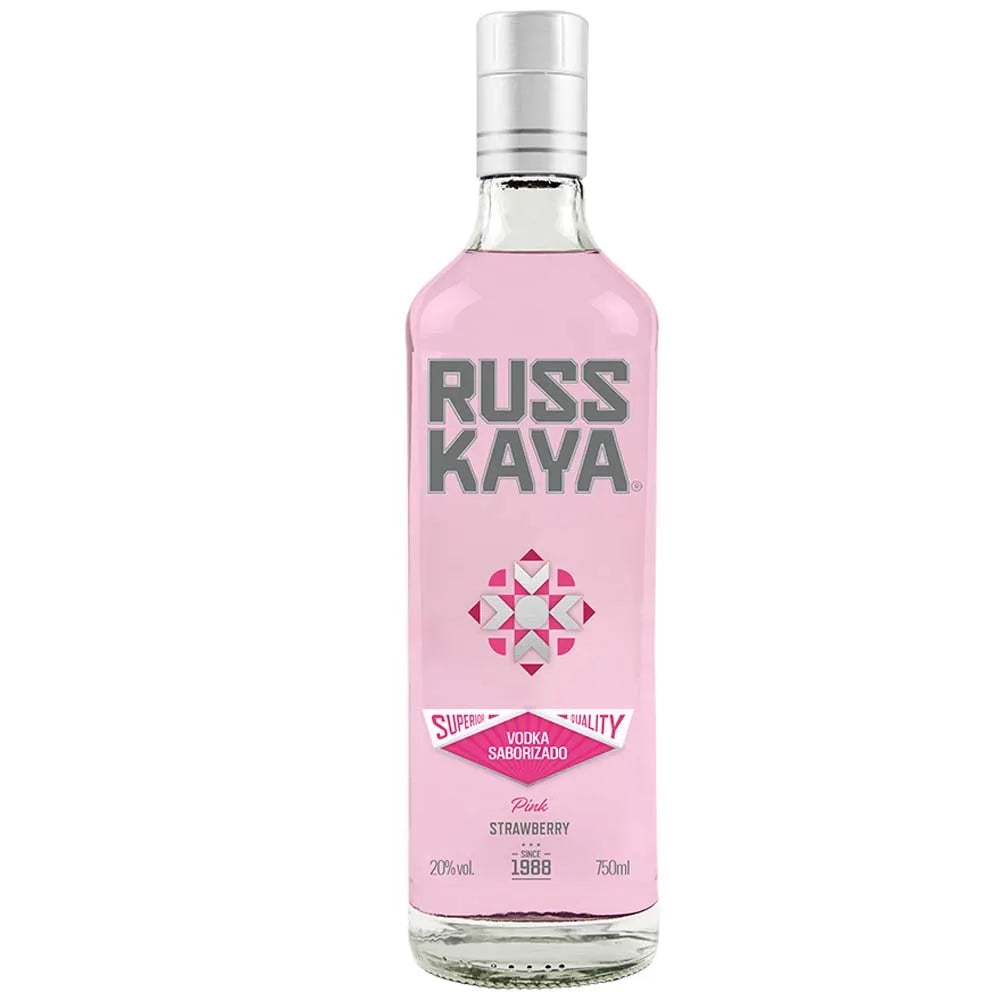 Vodka RUSSKAYA Pink Botella 750ml