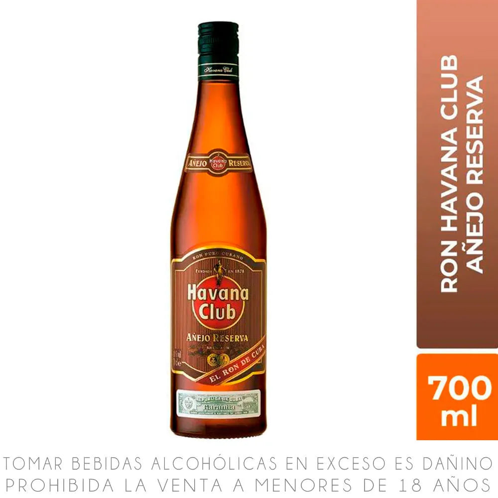 Ron Havana Club Añejo Reserva Botella 750ml
