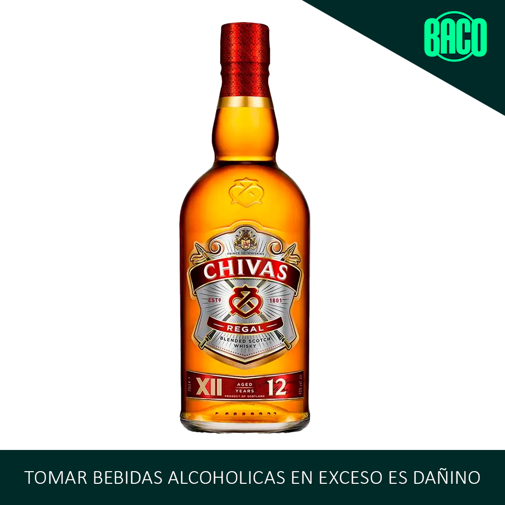 Whisky CHIVAS REGAL 12 Años Botella 700ml