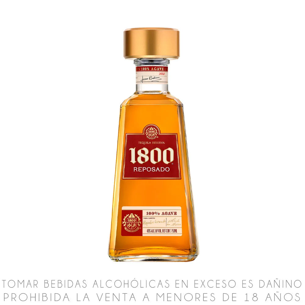 Tequila Reposado 1800 Botella 750ml