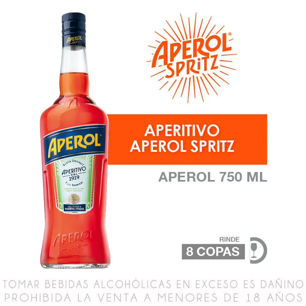 Aperol Spritz Botella 750ml