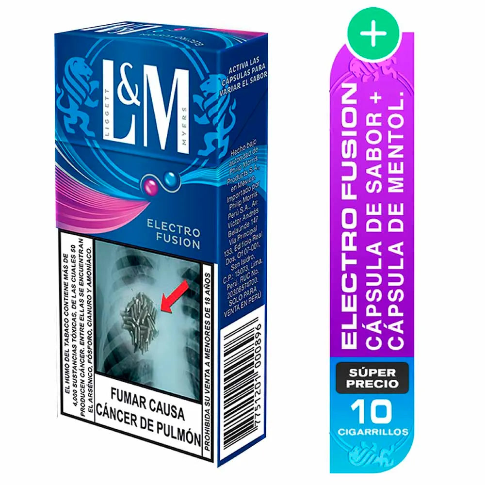 Cigarrillos LM Electro Fusión Paquete 10un
