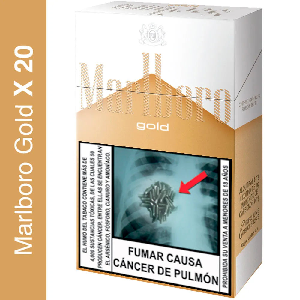Cigarros MARLBORO Gold Original Caja 20un