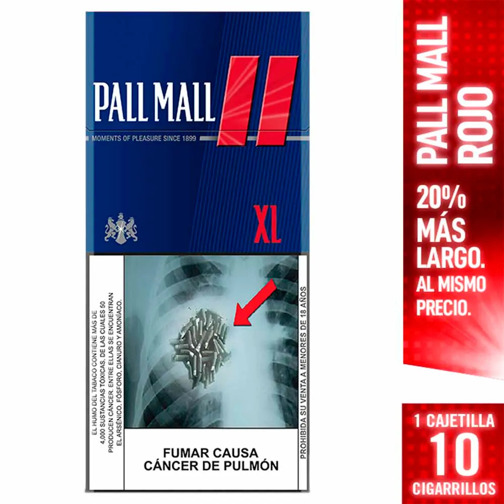 Cigarro PALL MALL Red XL Caja 10un
