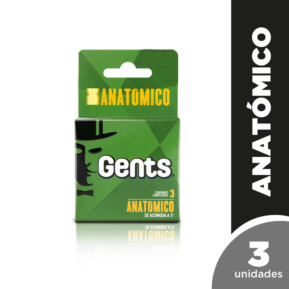 Preservativos Gents Anatómico