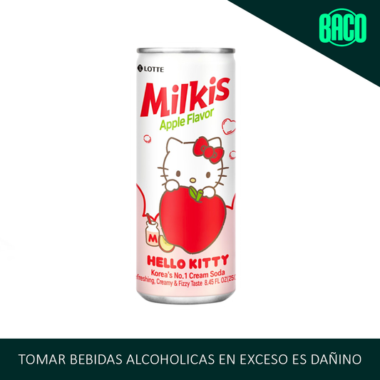 Milkis Apple Flavor Edición Hello Kitty 250 ml