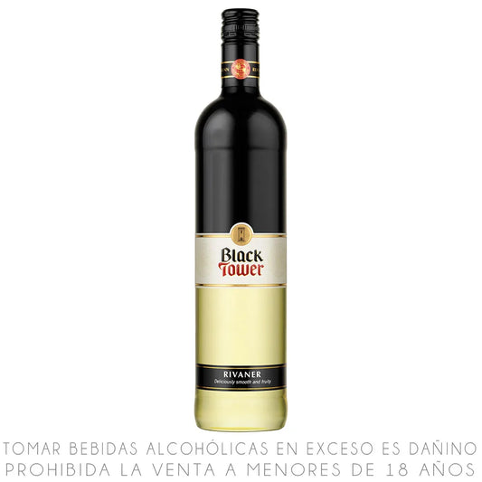 Vino Blanco Rivaner Black Tower Botella 750ml