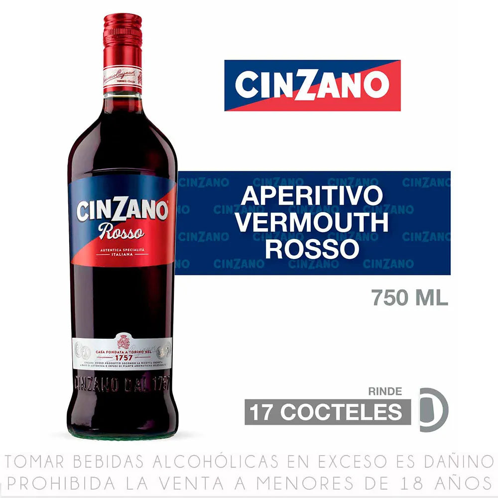 Vermouth Cinzano Rosso Botella 750ml