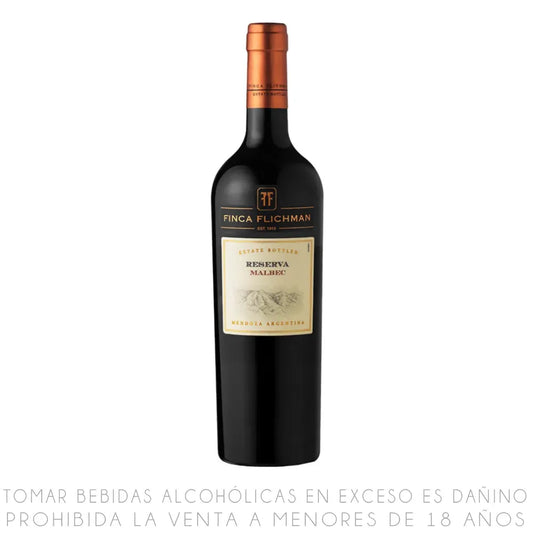 Vino Finca Flichman Reserva Malbec Botella 750ml