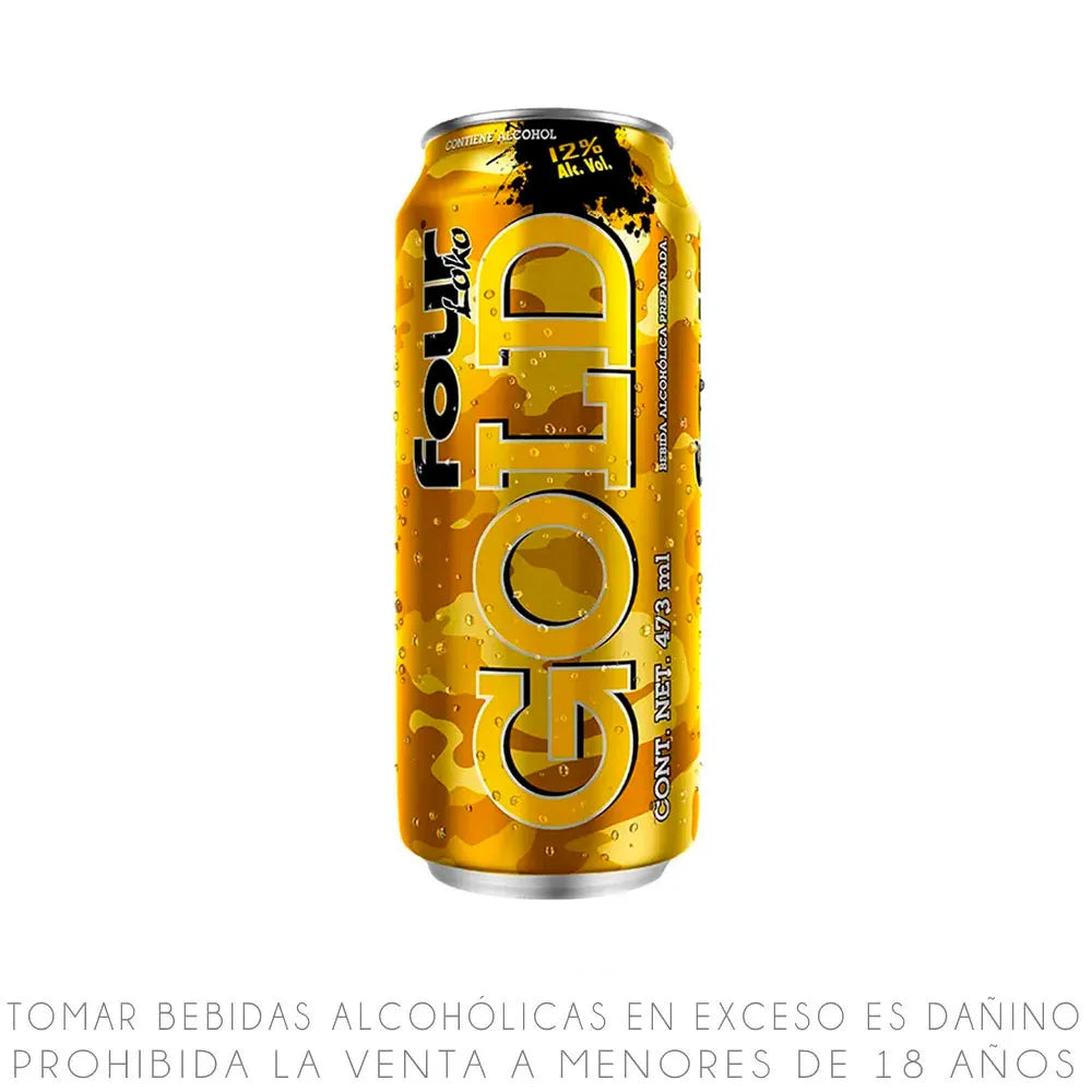 Bebida Ready to Drink Four Loko Gold Lata 473 ml