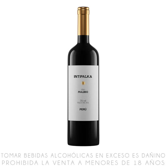 Vino Tinto Malbec Intipalka Botella 750ml