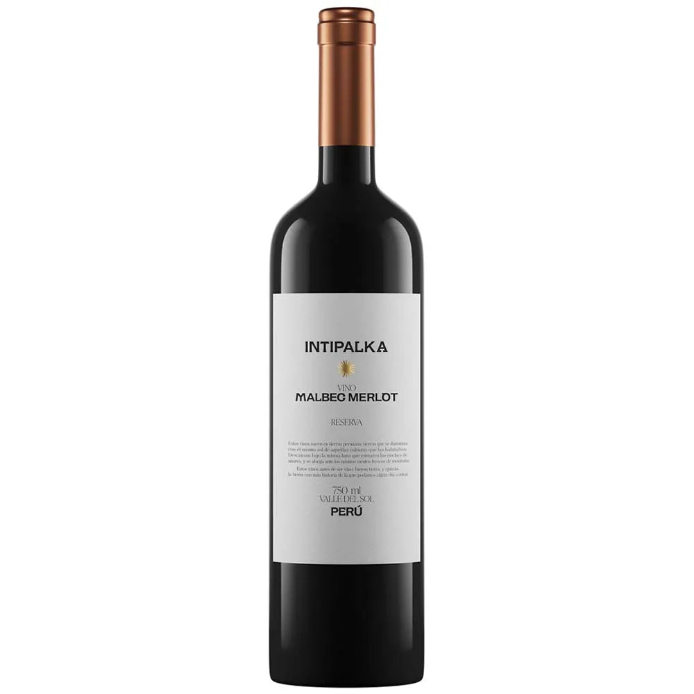 Vino Tinto INTIPALKA Malbec Merlot Reserva Botella 750ml