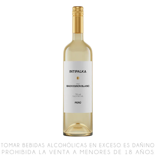 Vino Blanco Sauvignon Blanc Intipalka Botella 750ml