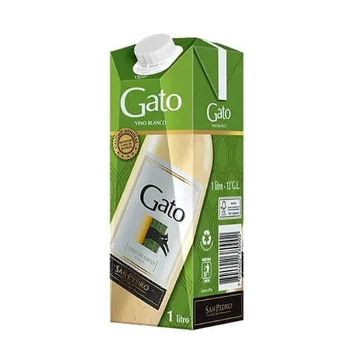 Vino Blanco GATO Caja 1L